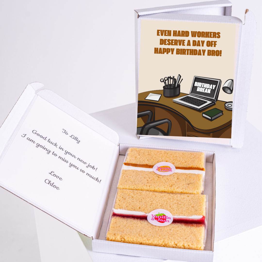 Birthday cake gift box for Lilly, 37