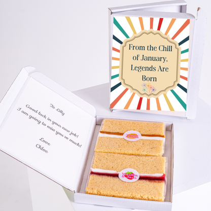 January birthday cake gift for Lilly