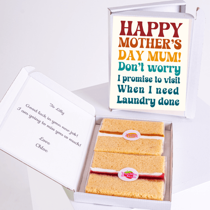 Mother's Day cake with message & gift for Lilly