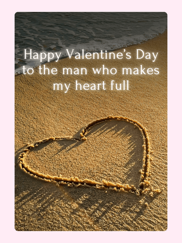 Happy Valentine's Day_263 Cake Card, for a boyfriend