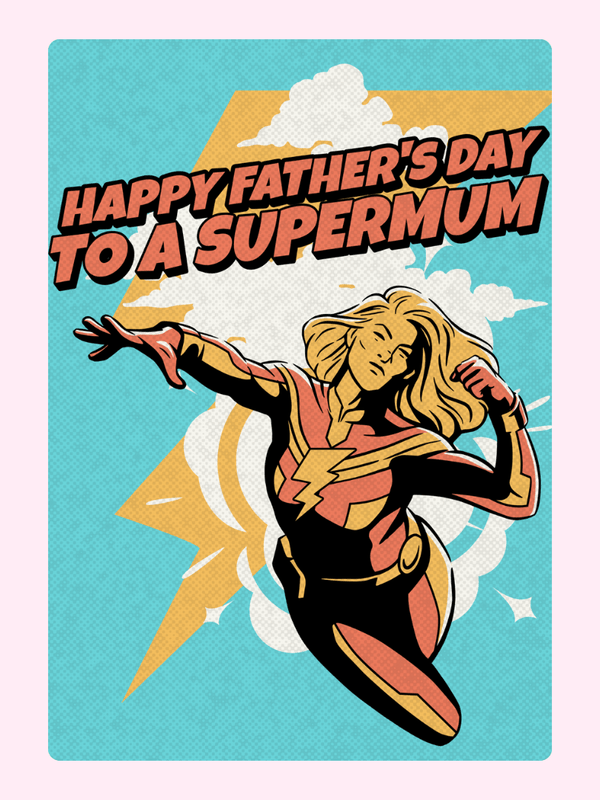 To A Super Mum Cake Card