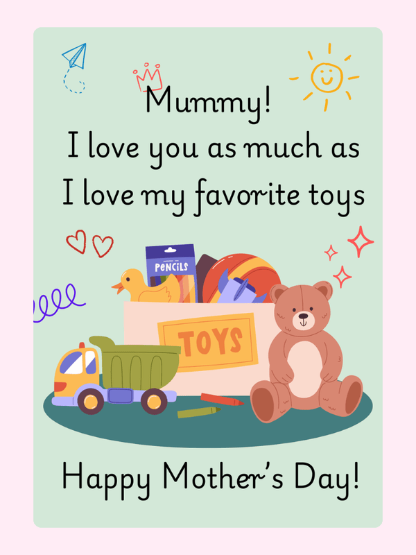 Happy Mother's Day70 Cake Card, for Mum