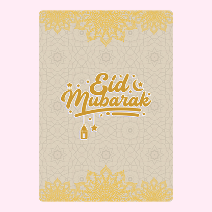 Eid Mubarak greeting card