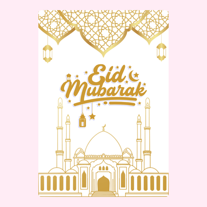 Eid Mubarak greeting card