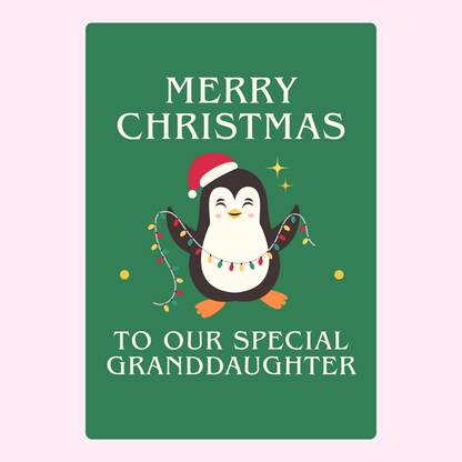 Christmas Penguin - Granddaughter