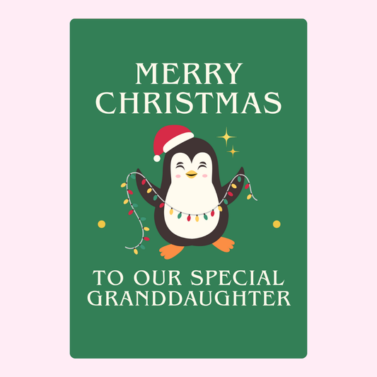 Christmas Penguin - Granddaughter