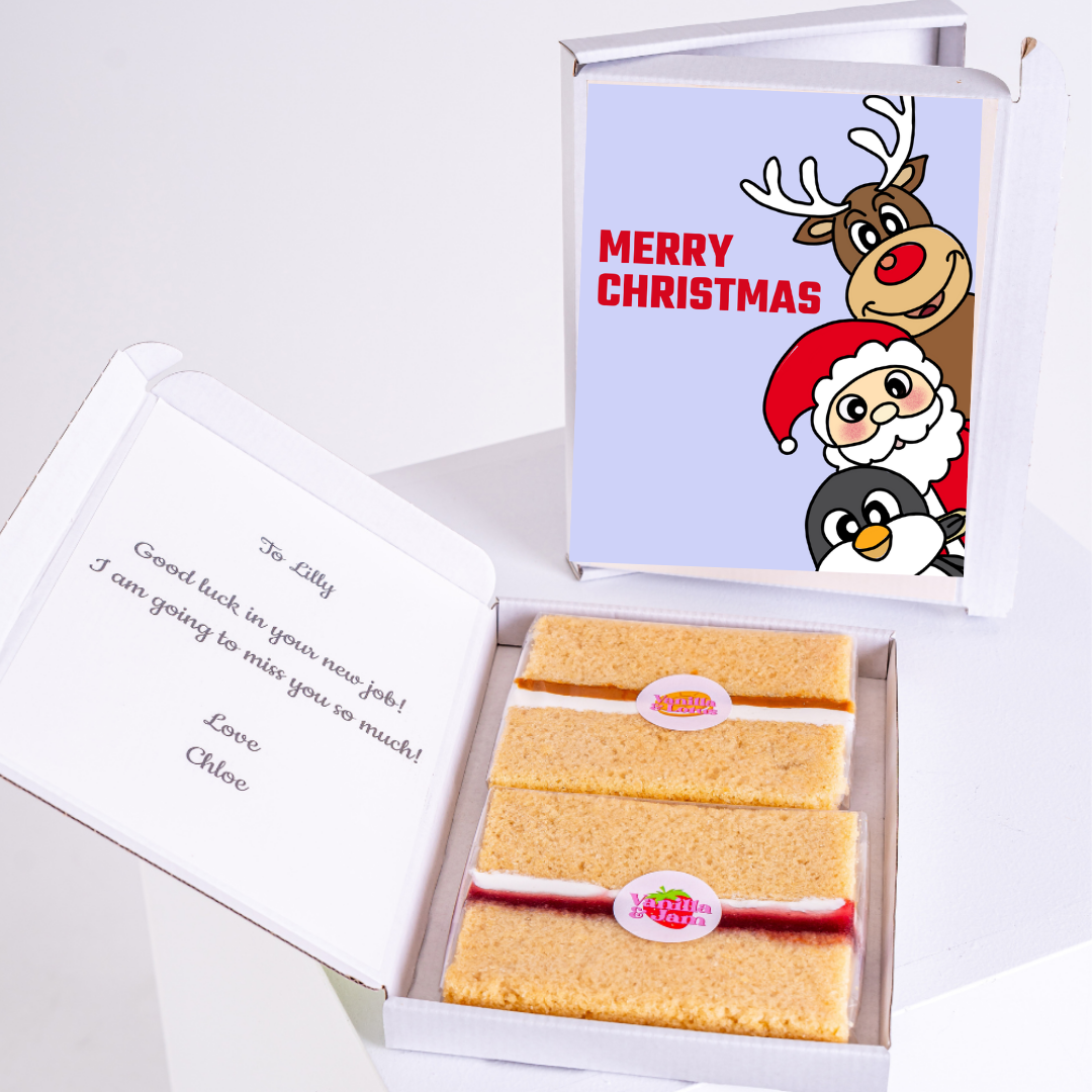 Christmas cake gift box for Lilly