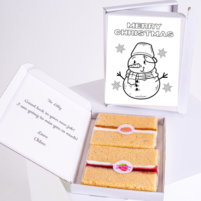 Christmas cake gift box for Lilly