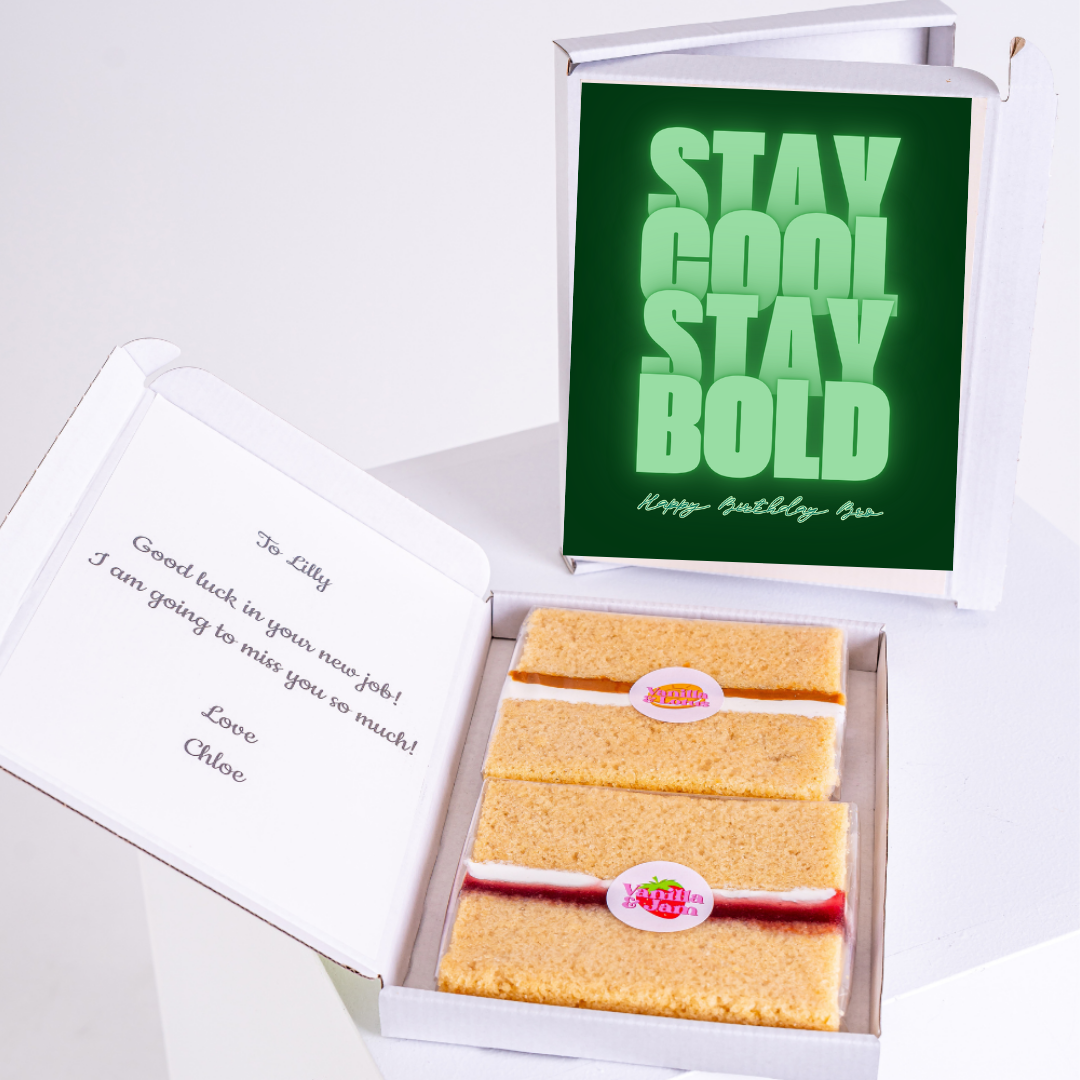 Stay Cool Stay Bold message.