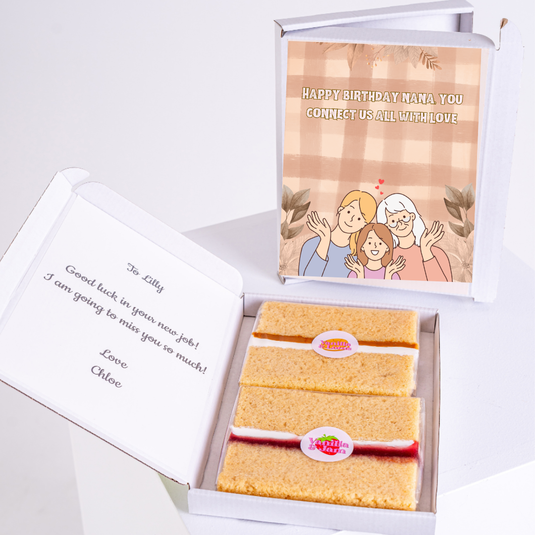 Birthday cake and card for Nana, Happy Birthday Nana