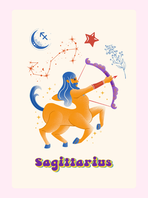 Sagittarius Bearded Man