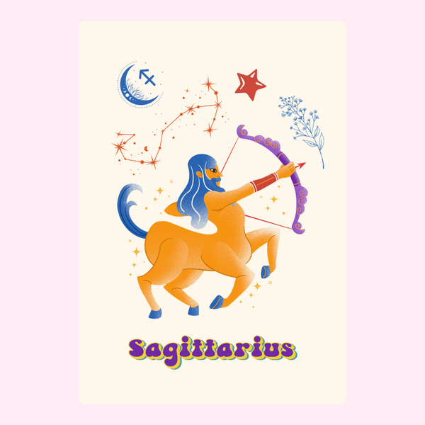 Sagittarius Bearded Man