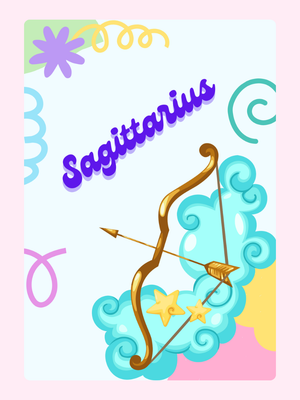 Sagittarius Golden Bow and Arrow