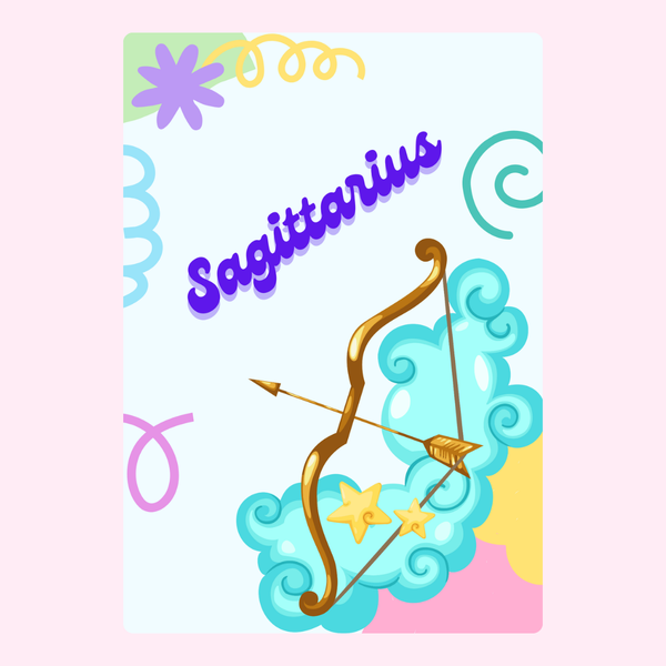 Sagittarius Golden Bow and Arrow