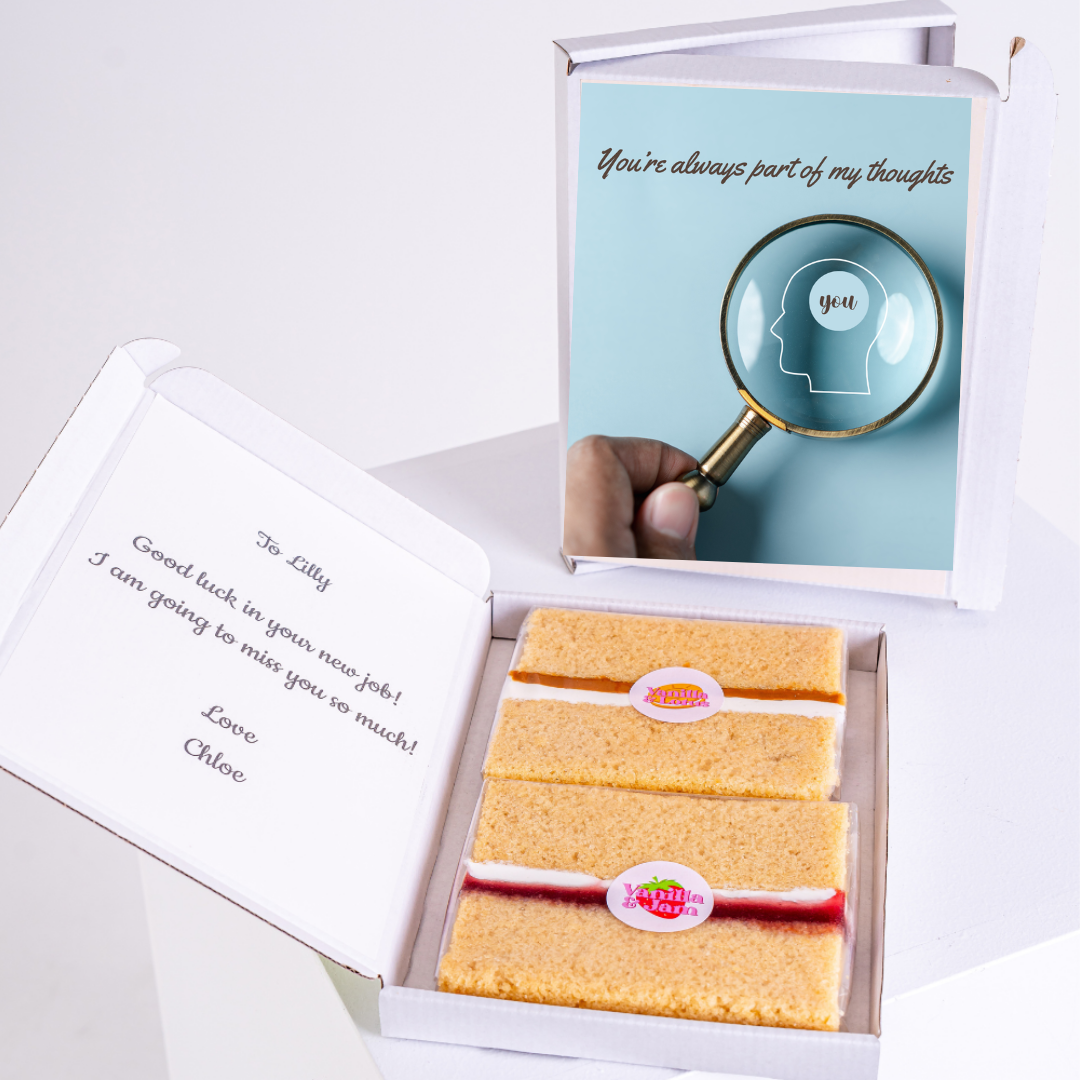 Farewell cake gift for Lilly with You're always part of my thoughts