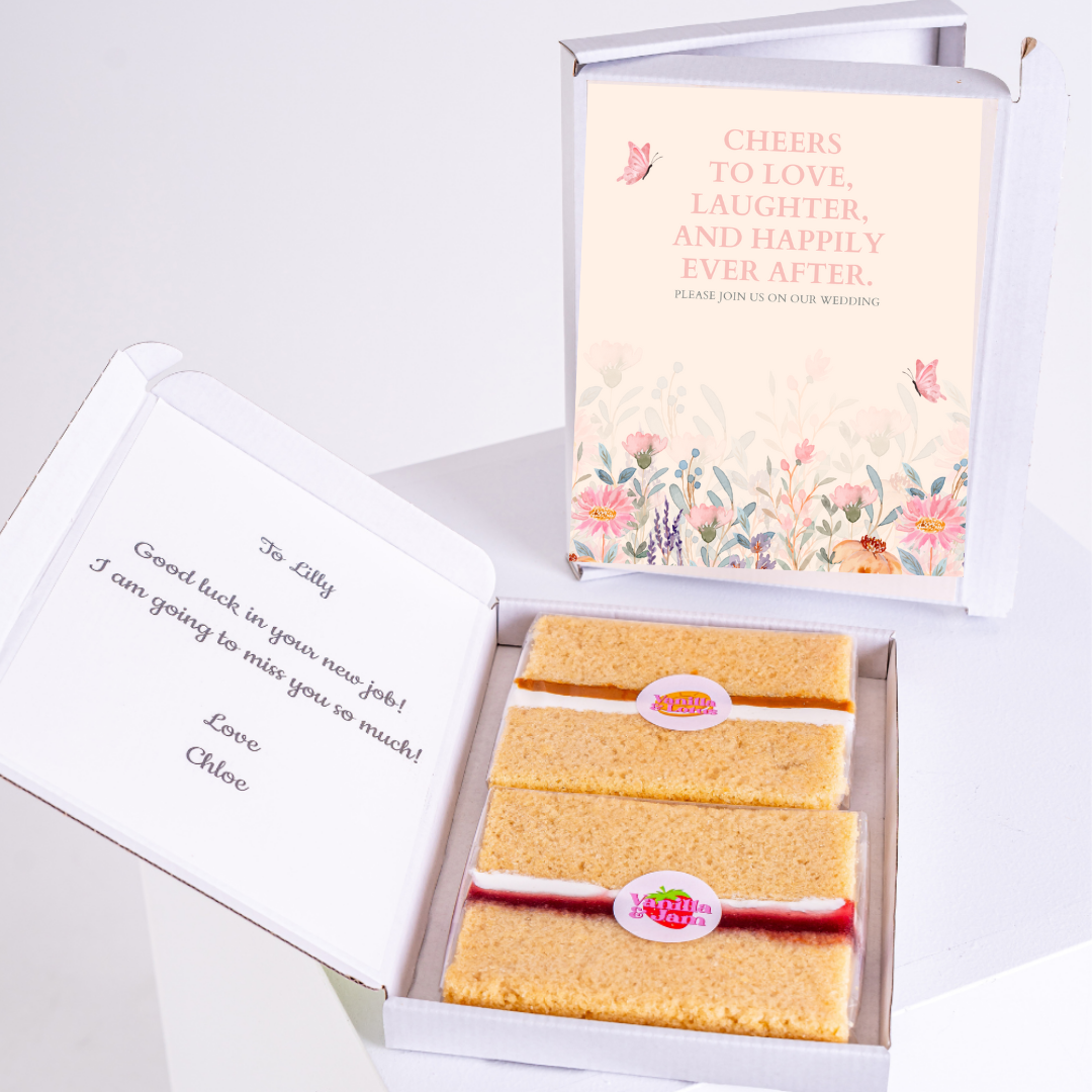 Cake and card gift box for Lilly, Cheers to Love message, 47_67716af7
