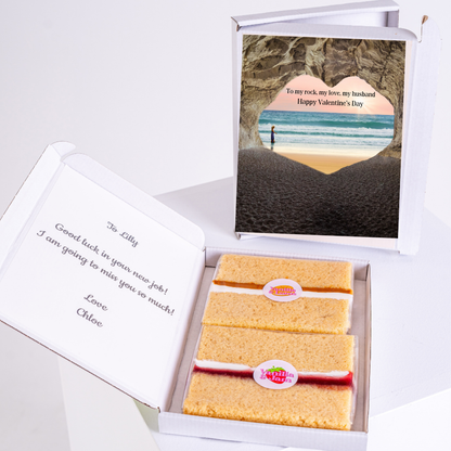 Cake box with card and message for Lilly.