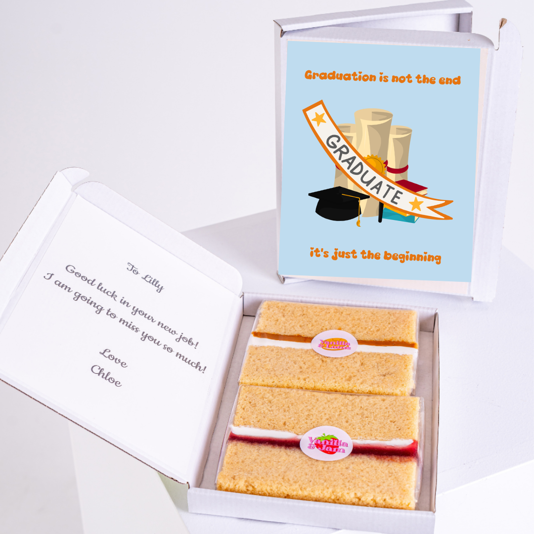 Graduation cake gift for Lilly, Good luck in your new job!