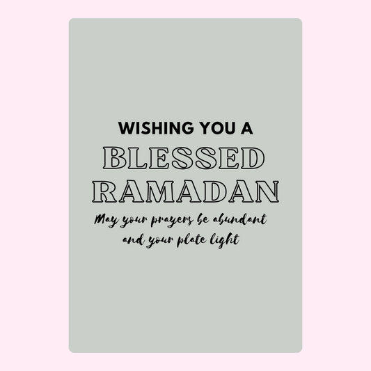 Blessed Ramadan