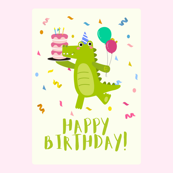 Croc, Cake & Balloons