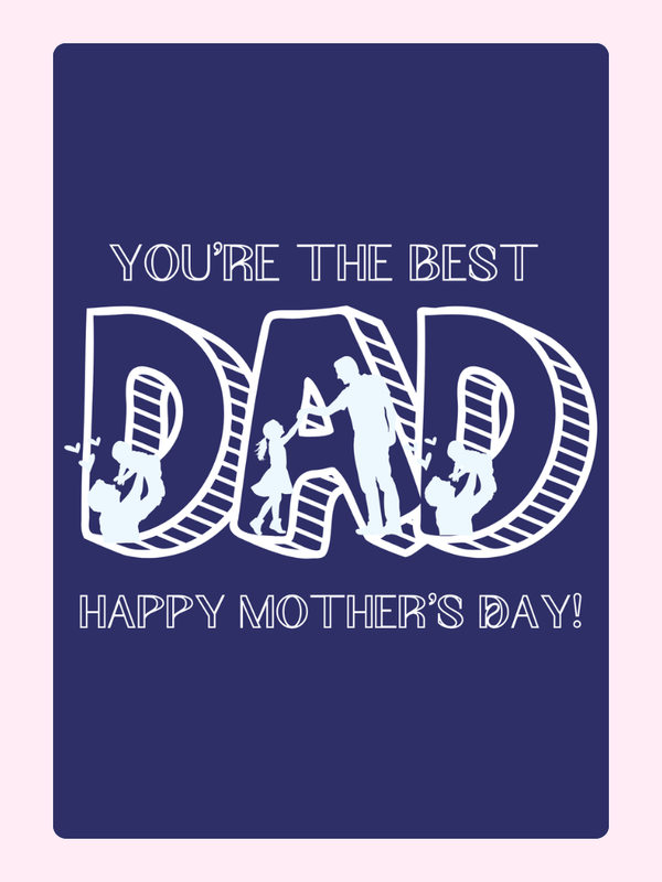 You're The Best Dad Cake Card