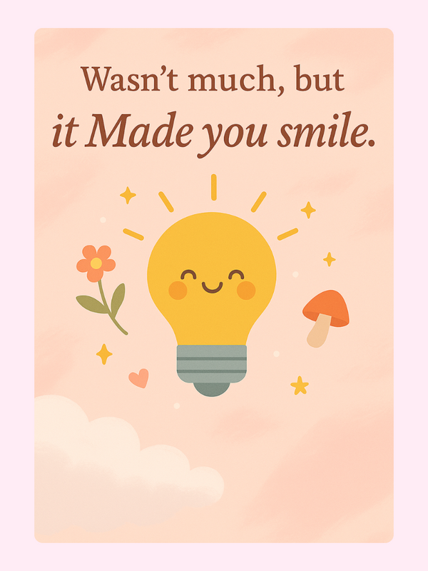 It Made You Smile letterbox cake card with freshly baked cake slices