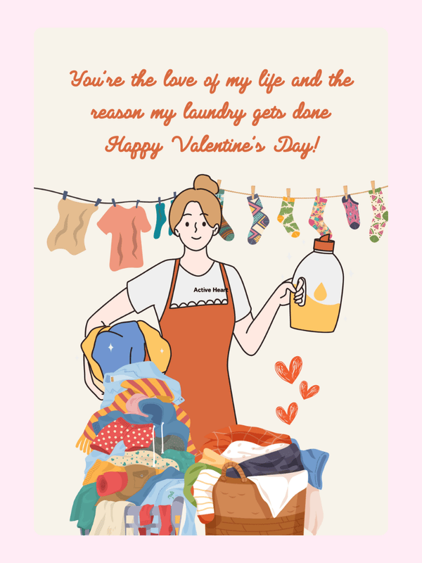 Happy Valentine's Day_99 Cake Card, for a wife