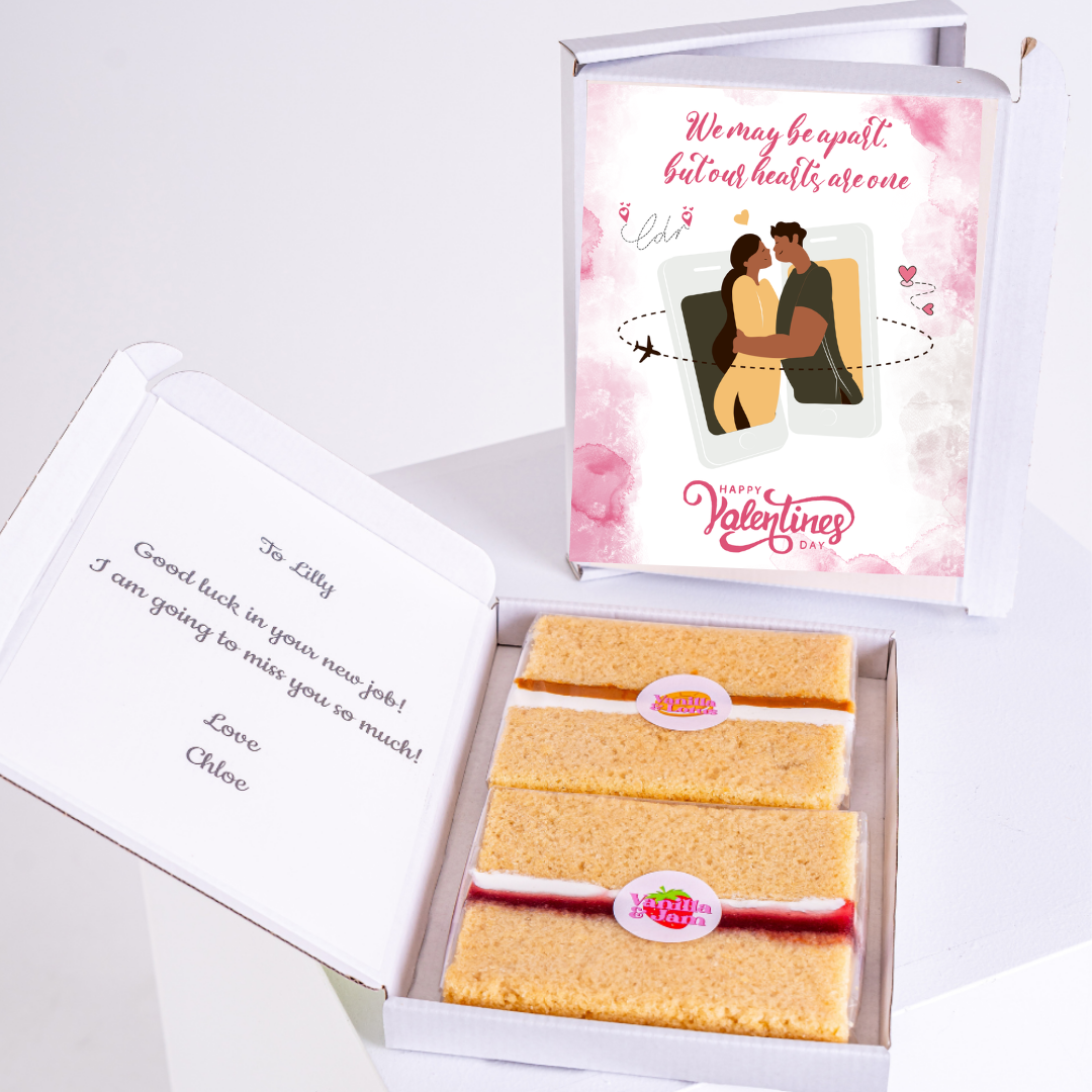 Valentine's Day cake gift for Lilly, good luck in her new job.