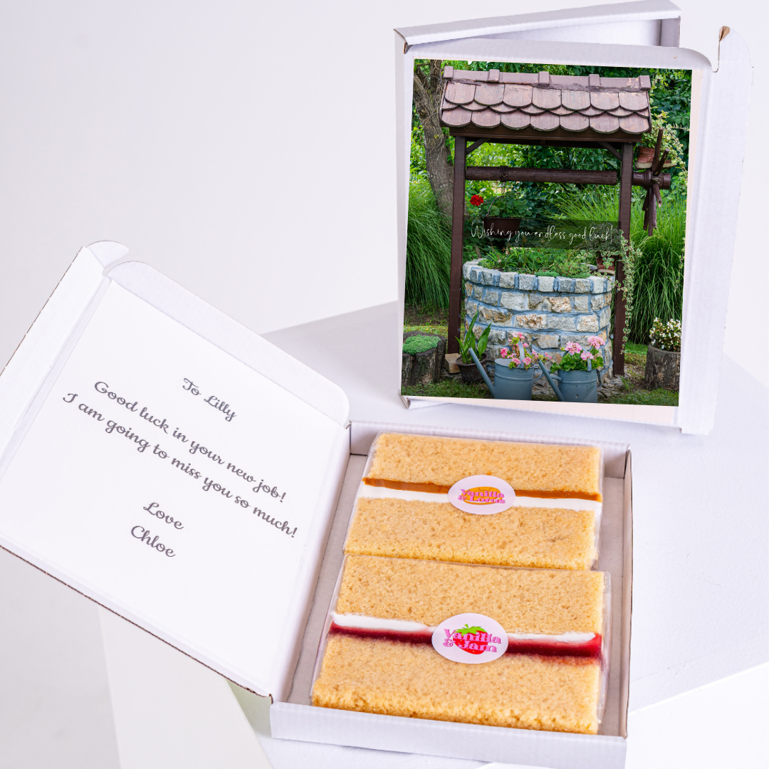 Gift box with cake and well wish, 50_938056d0-fb3c-47af-bd8c