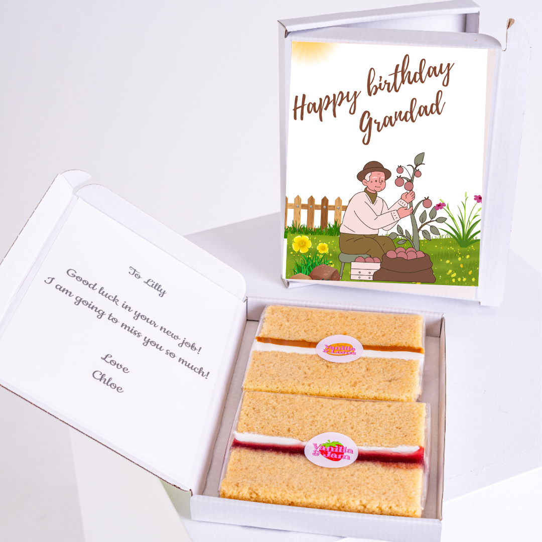 Birthday cake and card for Grandad, gift box 52_3ce6c463