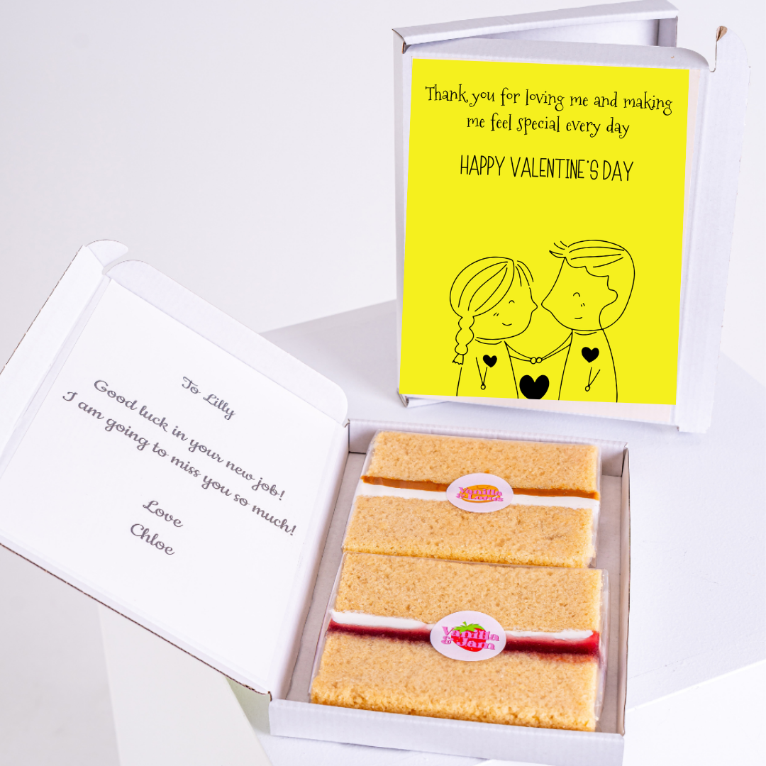 Valentine's Day cake gift for Lilly