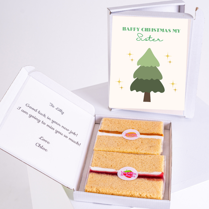Christmas cake gift box for Lilly, from Chloe