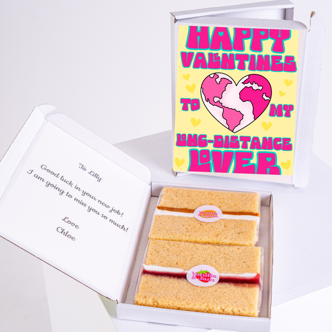 Valentine's Day cake box for long-distance lover, gift for Lilly