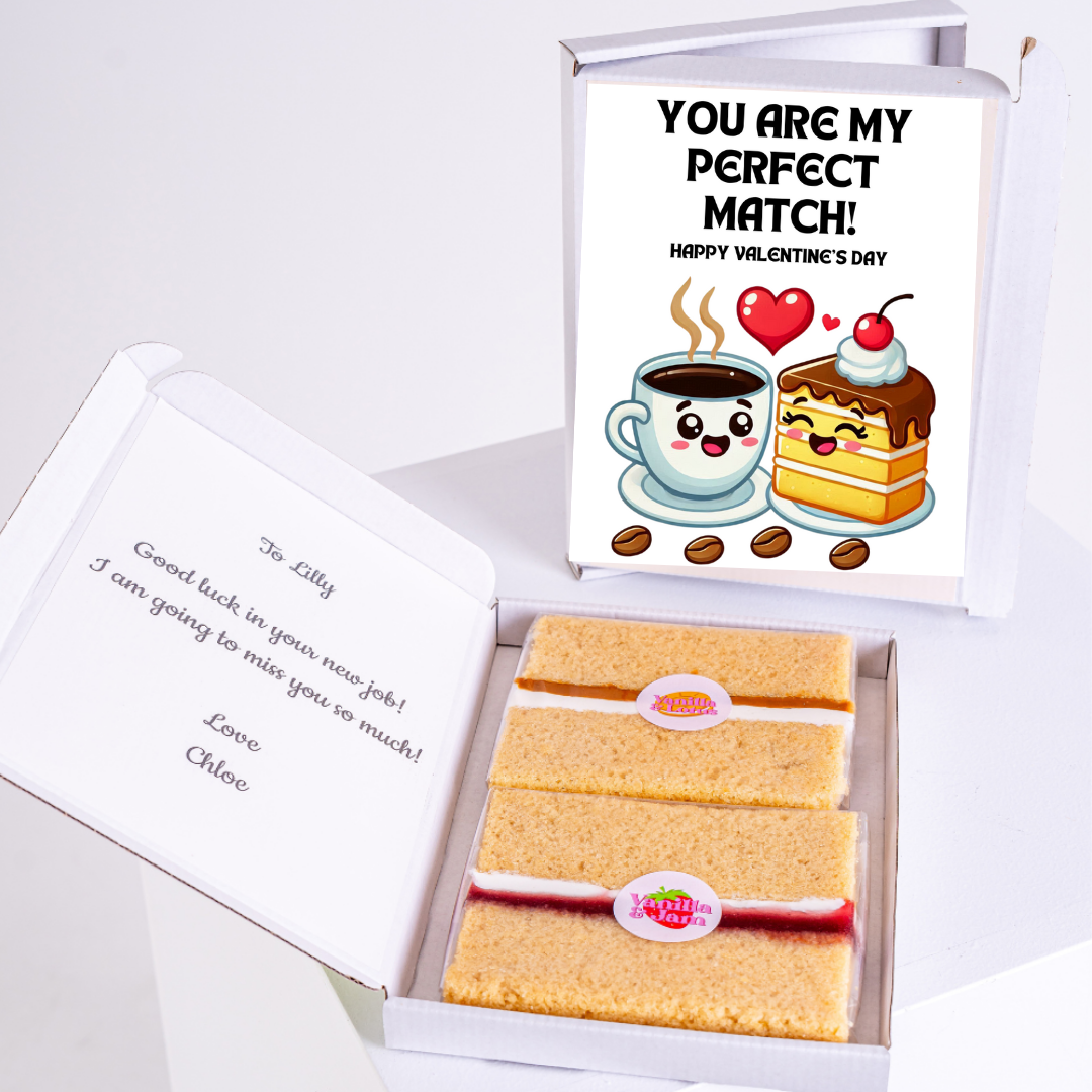 Valentine's Day cake & card for Lilly, You Are My Perfect Match!