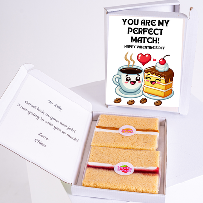 Valentine's Day cake & card for Lilly, You Are My Perfect Match!