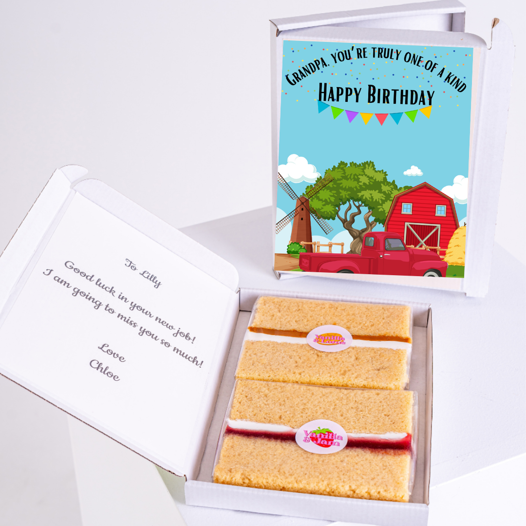 Birthday cake gift for Grandpa & Lilly