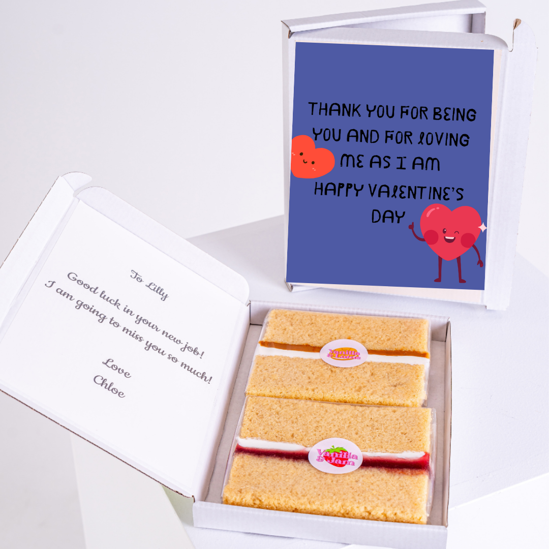 Valentine's Day gift box with cake & message for Lilly, 57_7a8665b4