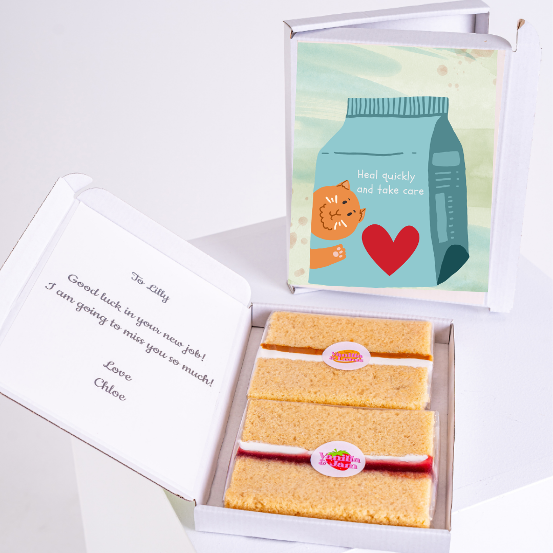 Get well soon cake gift for Lilly