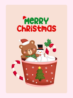 Christmas Basket Bear