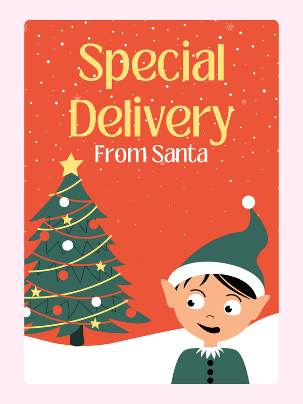 From Santa Cake Card, Christmas