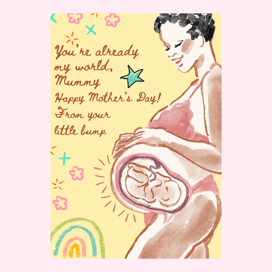 pregnant woman & baby, Mummy's world