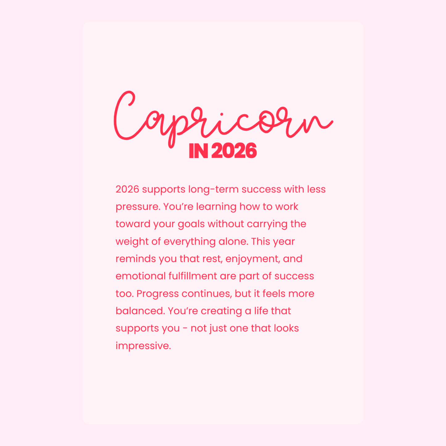 Capricorn 2026