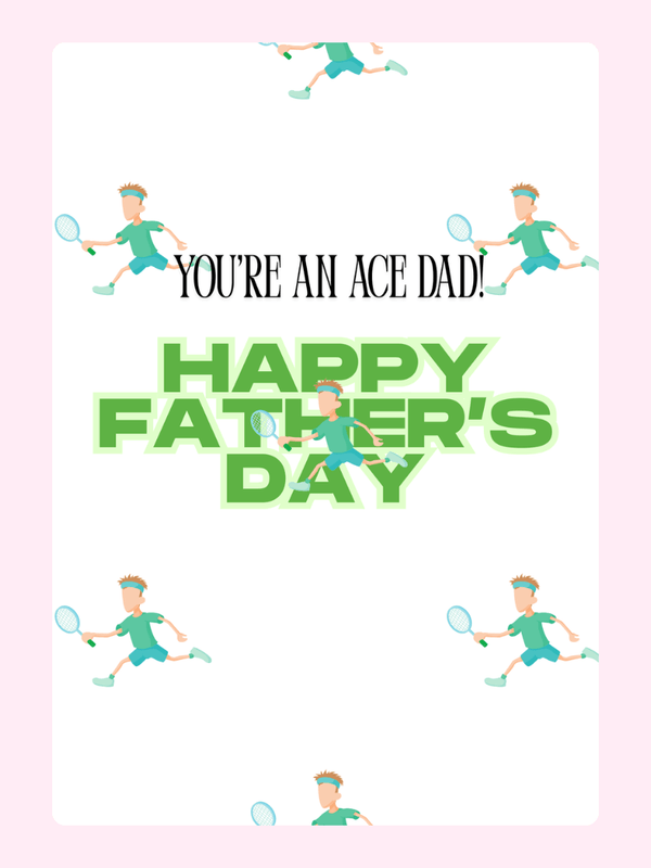 You're An Ace Dad Cake Card