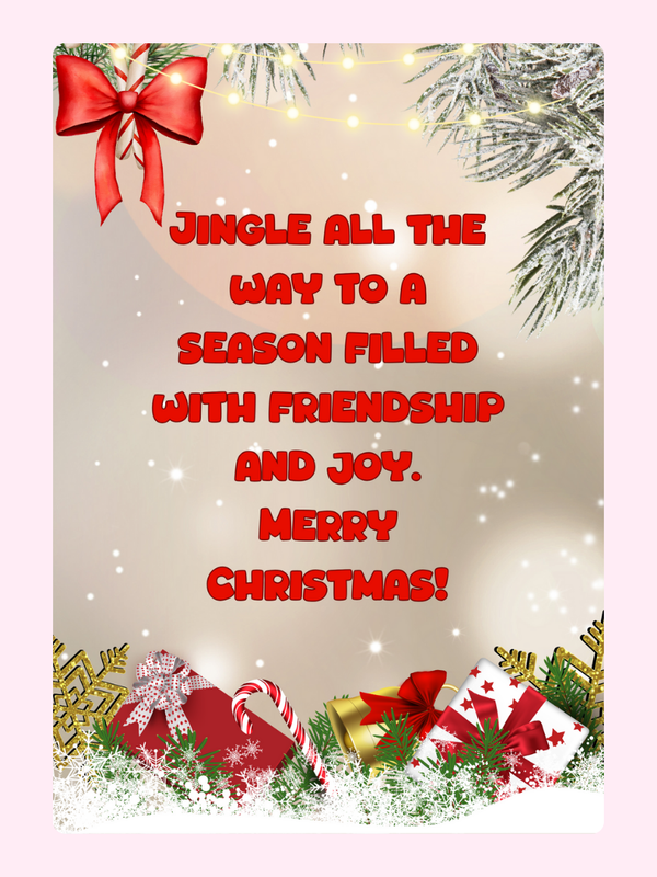 Christmas greeting with gifts and message, 5_b6416f10-4709