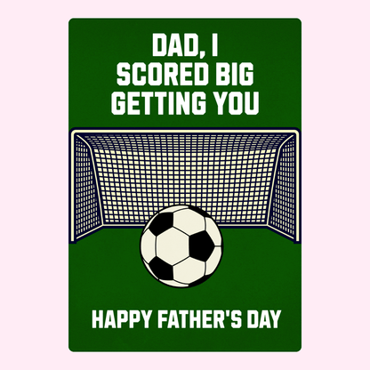 Father's Day Soccer Card for Dad