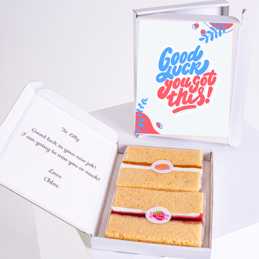 Good luck cake & card for Lilly - You got this!