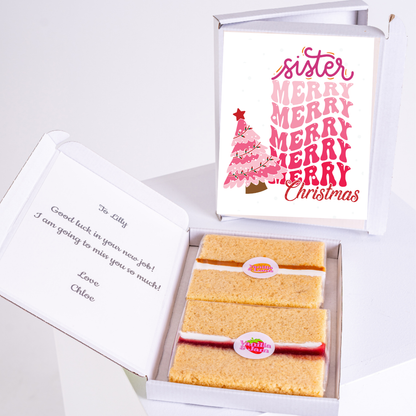 Christmas cake gift box for Lilly from Chloe