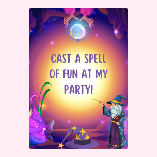 Cast a spell of fun with wizard theme