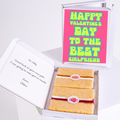 Valentine's Day cake gift for girlfriend with note, 63_f29b6d81