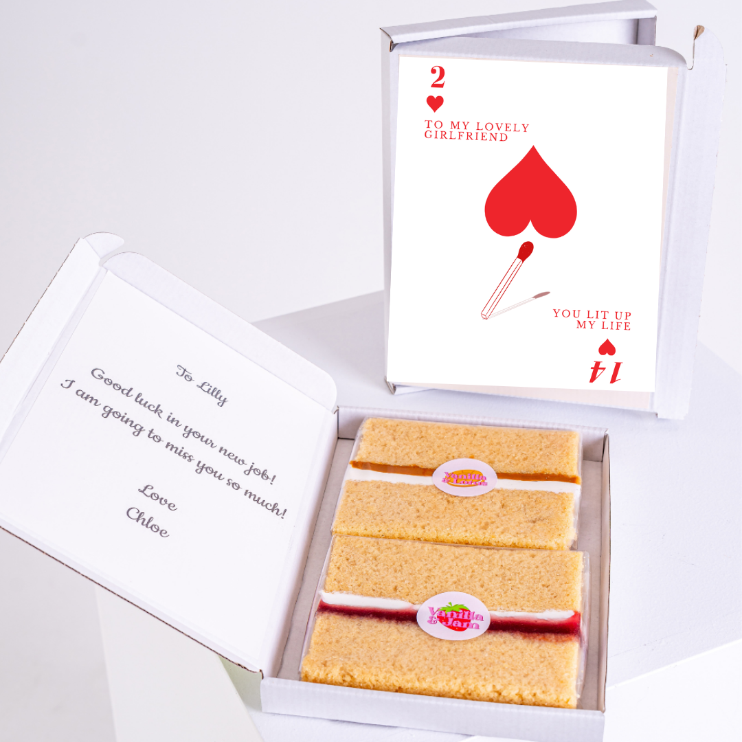 Cake gift box with To my lovely girlfriend card, 65_e7538800-828e.